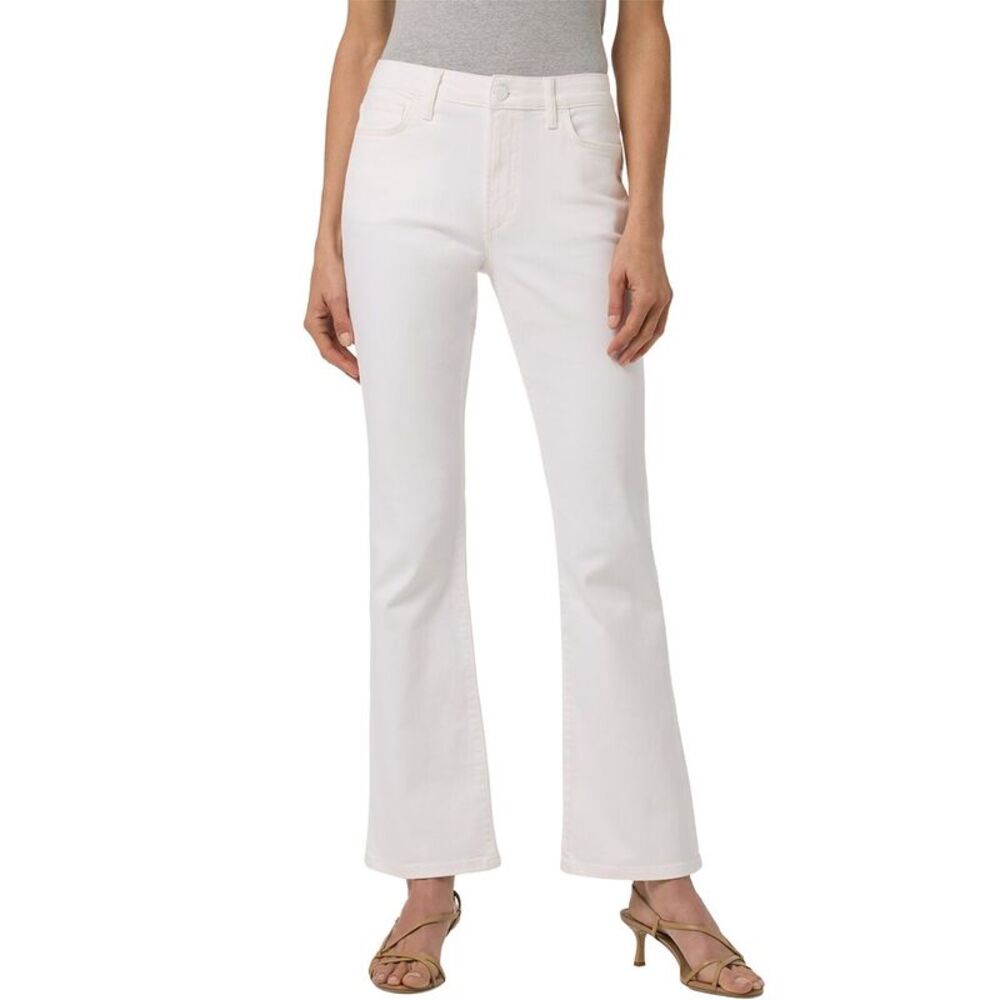 Joe's Jeans Womens  High Rise Curvy Bootcut Jean, White